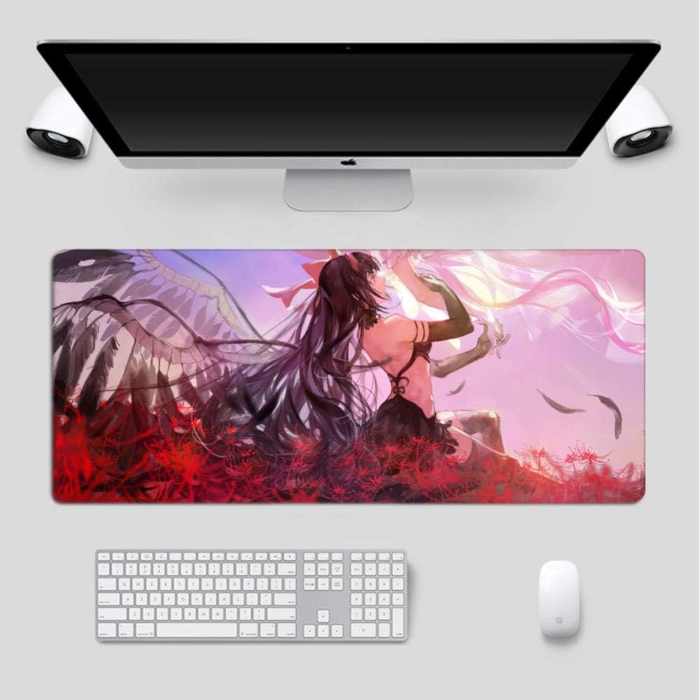 Gaming Mouse Pad Anime Demon Girl Extended Mice Pads Anti