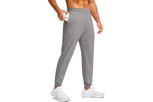 Soothfeel Men's Joggers with Zipper Pockets Golf Joggers Lightweight Sweatpants Athletic Workout Pants for Men Track