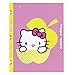 Trapper Keeper Hello Kitty 2-Pocket Folders with Snapper Trapper by Mead, Assorted Designs, 6 Pack (73461)