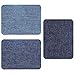 Iron On Denim Patches for Clothing Jeans, 12Pcs No-Sew Denim Patches Assorted Cotton Jeans Repair Kit,Great for DIY Sew on Patch for Jeans, with 3 Assorted Colors (4.9