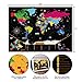 Scratch off Map of the World, Detailed Cartography, Travel Map with Outlined US States and Countries, Size 24X17
