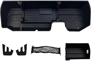 KEALAS Rear Under Seat Storage for Chevy Silverado/GMC Sierra 1500(2019-2025),2500HD 3500 HD(2020-2025) Crew Cab/Double Cab,Truck Organizer Underseat Storage Box