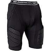 McDavid Football Girdle for Men - Durable & Breathable 5-Pad Girdle with Hard-Shell Thigh Guards for Padded Support, Ideal for Football & Lacrosse (Adult)