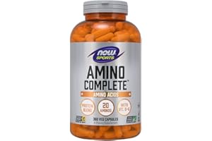 NOW FOODS NOW Sports Nutrition, Amino CompleteTM with Vitamin B-6, 360 Count