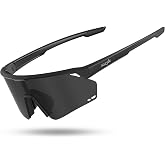 AGEYOU Polarized Sports Sunglasses for Men Women Glasses | UV400 TAC Lens,TR90 Frame,0.95oz Lightweight,Anti-Fog Side Vents,Wide-View Shield,Gifts for Running,Cycling,Fishing,Golf Gear