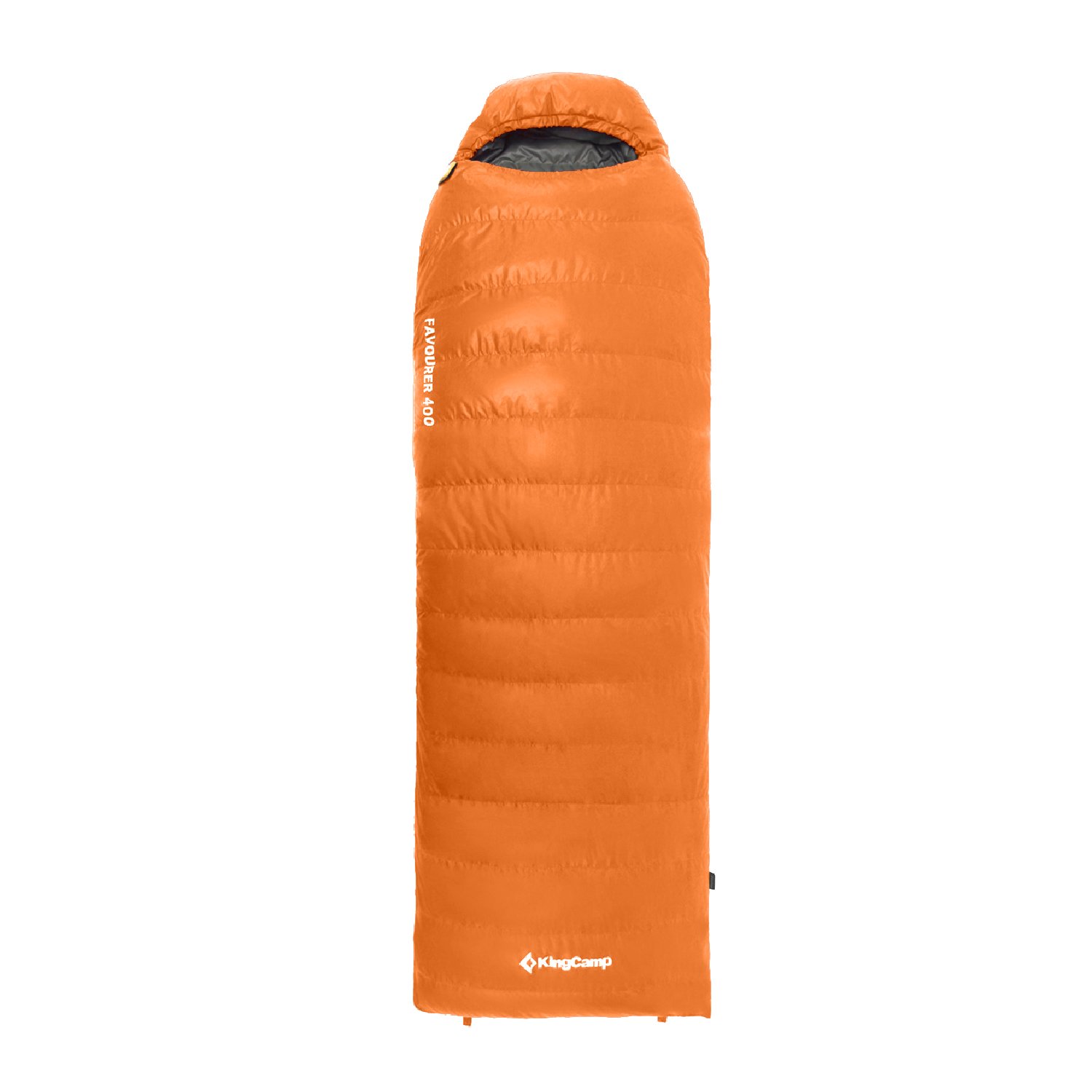 KingCamp Duck Down Ultralight Compact 10.4 ℉ Adult Camping Sleeping Bag Orange