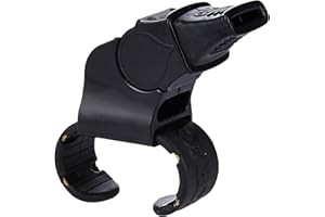 Fox 40 Sonik Blast CMG Fingergrip Pealess Whistle - Black