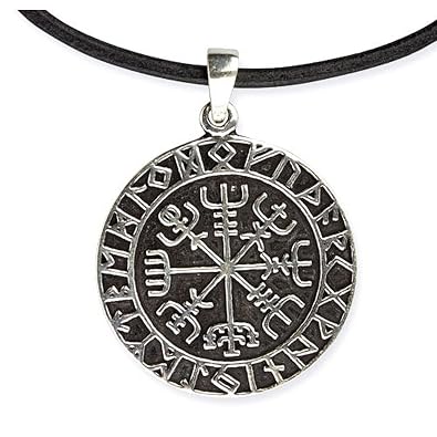 Etnox Anhanger Wikinger Kompass 925er Silber Amazon De Schmuck