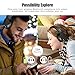 Active Noise Cancelling Headphones, Ifecco Stereo Bluetooth Headphones with Mic HiFi Over-Ear Headsets Support Volume Control 3.5mm Jack and Bluetooth Devices (Upgrade ANC)