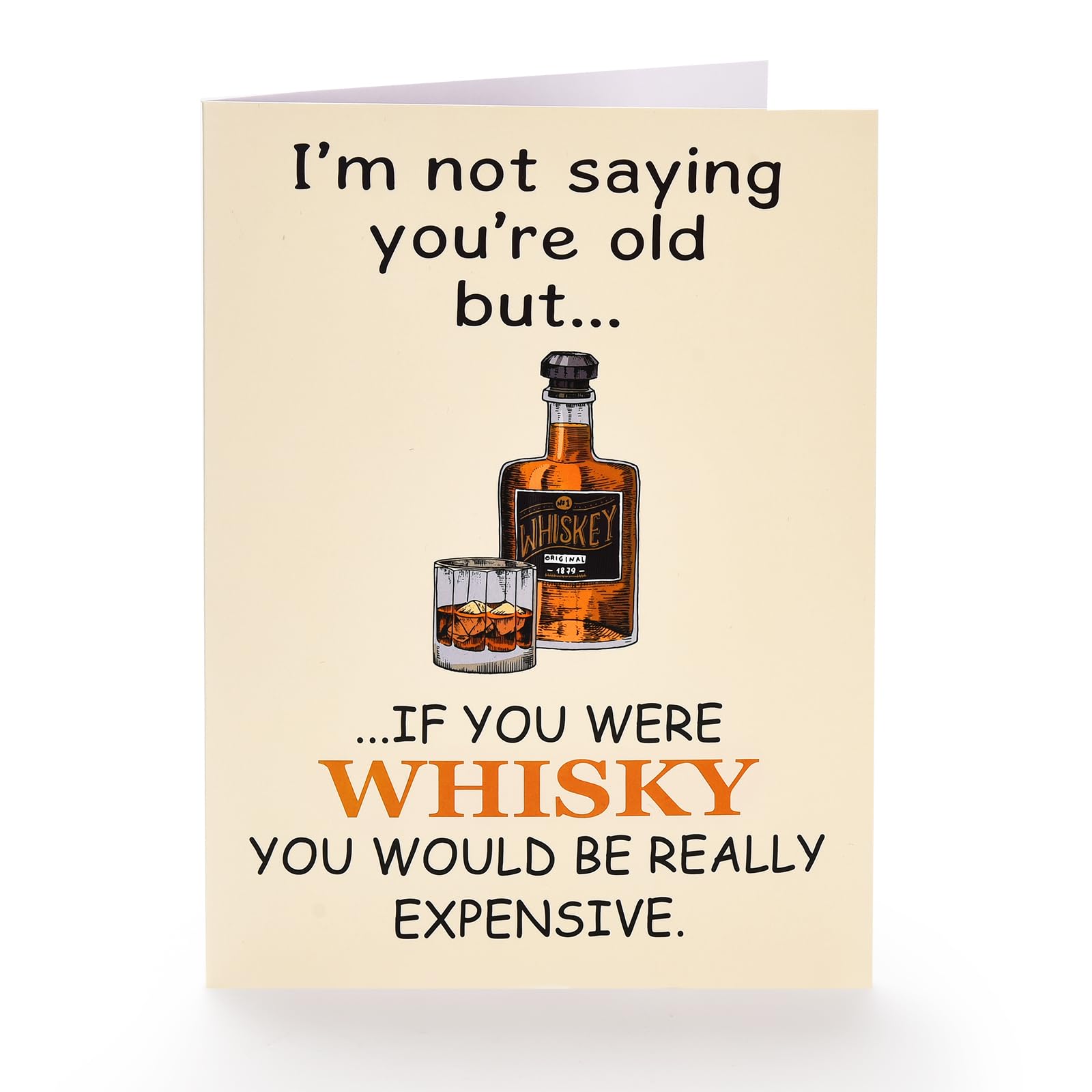 Photo 1 of **12***VIVIKEN Funny Birthday Cards for Men, Humor Happy Birthday Card Gifts for Husband, Him, Boyfriend, Dad, Brother, Unique Birthday Greeting Cards Gifts with Envelope