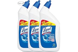 Toilet Bowl Cleaner Power Bonus Pack 710ml + 236ml (Pack of 3) by Lysol
