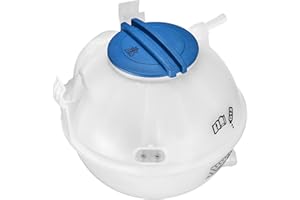 EVIL ENERGY Coolant Reservoir, Compatible with Volkswagen Beetle Passat GTI Jetta Golf R Audi A3 Q3 TT Quattro, Replacement for 1K0121407A