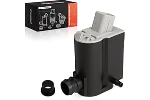 A-Premium Front or Rear Windshield Washer Pump Compatible with Hyundai Elantra, Santa Fe, Accent, Tucson, Veloster, Kona, Pal