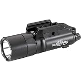 SureFire Weaponlight LED - X300T-B 650 Lumens 66,000 Candela - Black | X300T-B T-Slot Mount Turbo Beam LED w/ Ambidextrous Push / Toggle Switch - Mil-Spec Hard Anodized IPX7 - Black