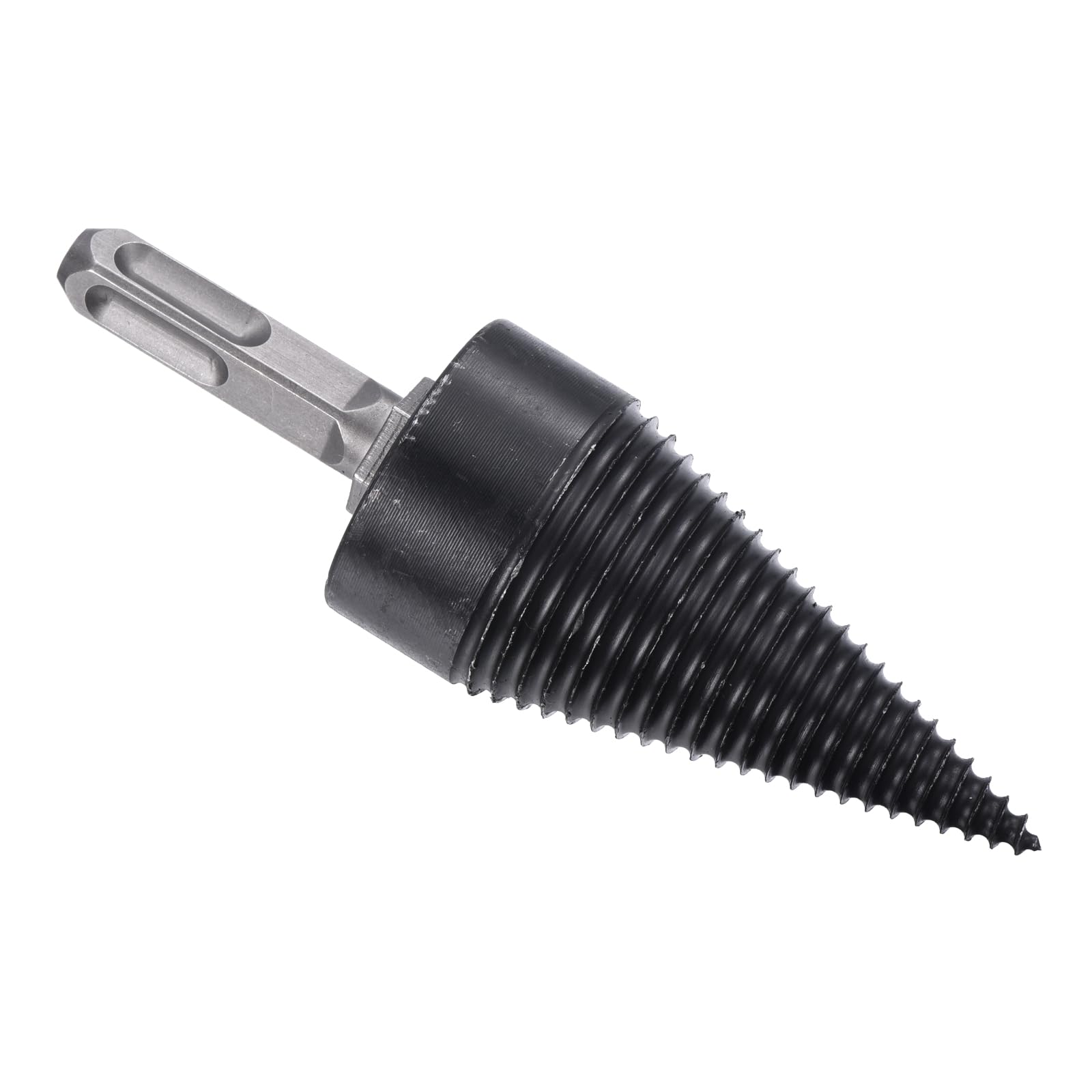 PATIKIL 42mm Firewood Log Splitter Drill Bit, Removable Drill Bits Electric Drills Screw Cone Driver with Square Shank for Home and Outdoor