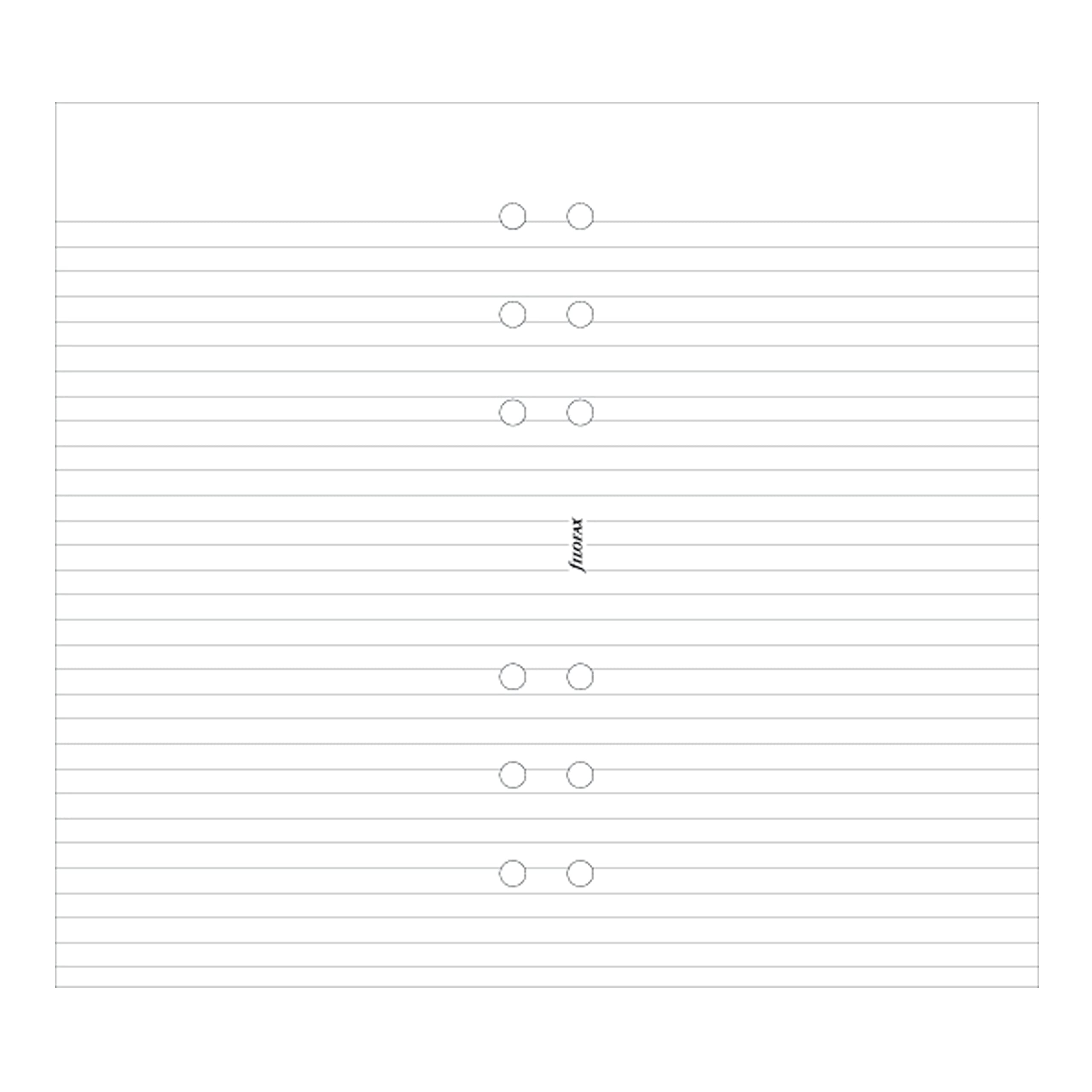 Filofax Ruled White Notepad (B132210)