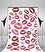 Laeacco Customizable 3x5ft Vinyl Photography Lips Theme Cartoon Children Girls Lovers Adults Portraits Background Attractive Photo 1x1.5m Studio Backdrop