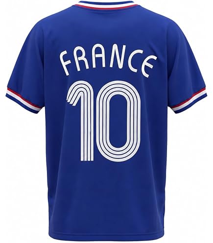Amazon.com: France Zidane #10 Retro Men's Soccer Jersey Fan