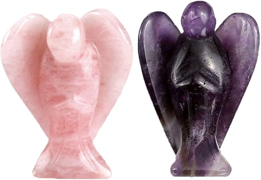 Amazon Com Crystaltears Crystals Guardian Angel Statue Rose