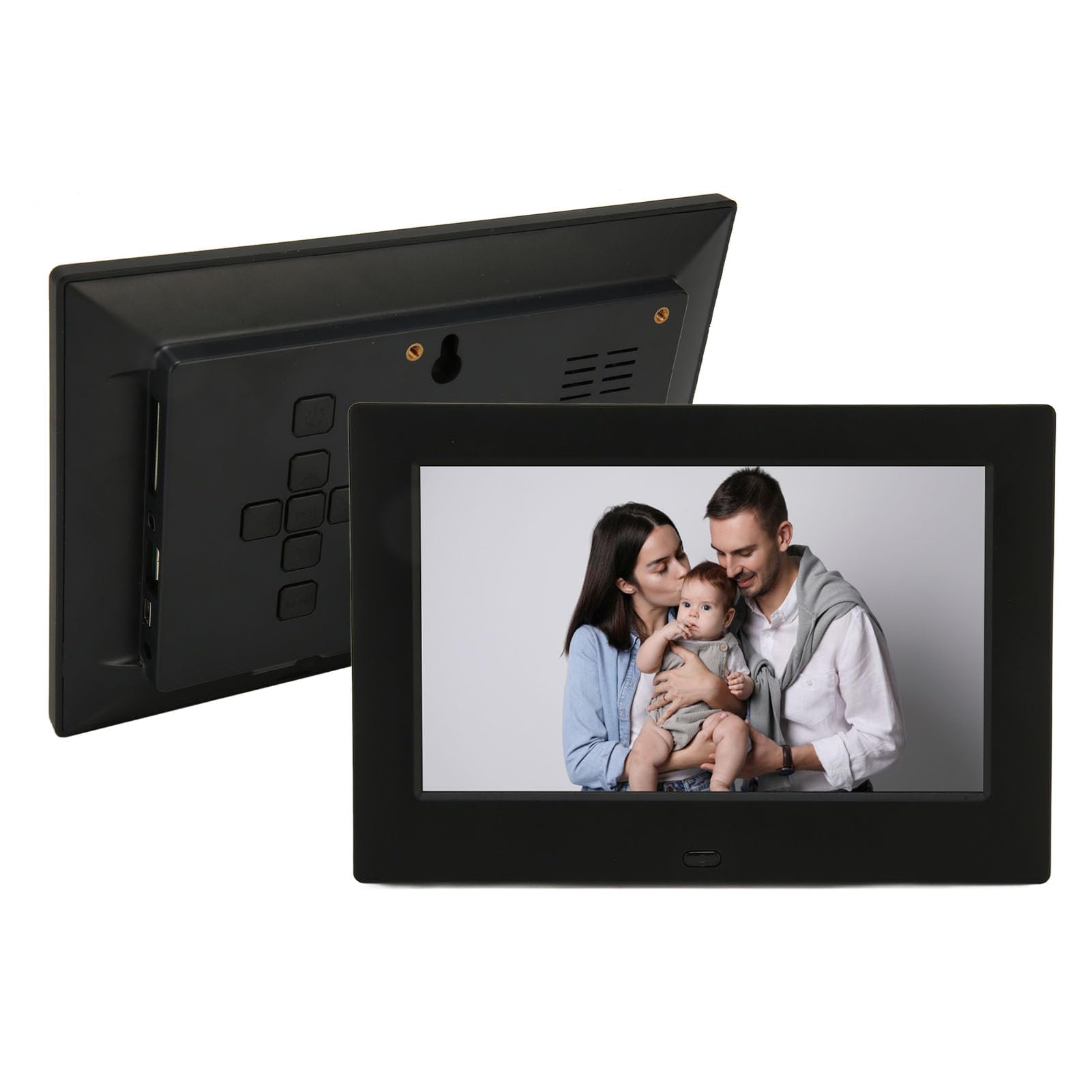 Smart WiFi Digital Photo Frame, 10.1 Inch IPS LCD Touch Screen, Auto Rotate, 16GB Memory, Share Moments Instantly Via Frameo App (Black)