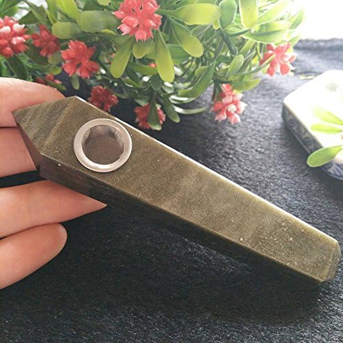 Brown Natural Crystal Quartz Point Wand Gemstone Healing 3PCS Metal Filters about 3.8-4.3 inches