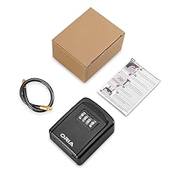 ORIA Key Lock Box, 4 Digit Combination Lock