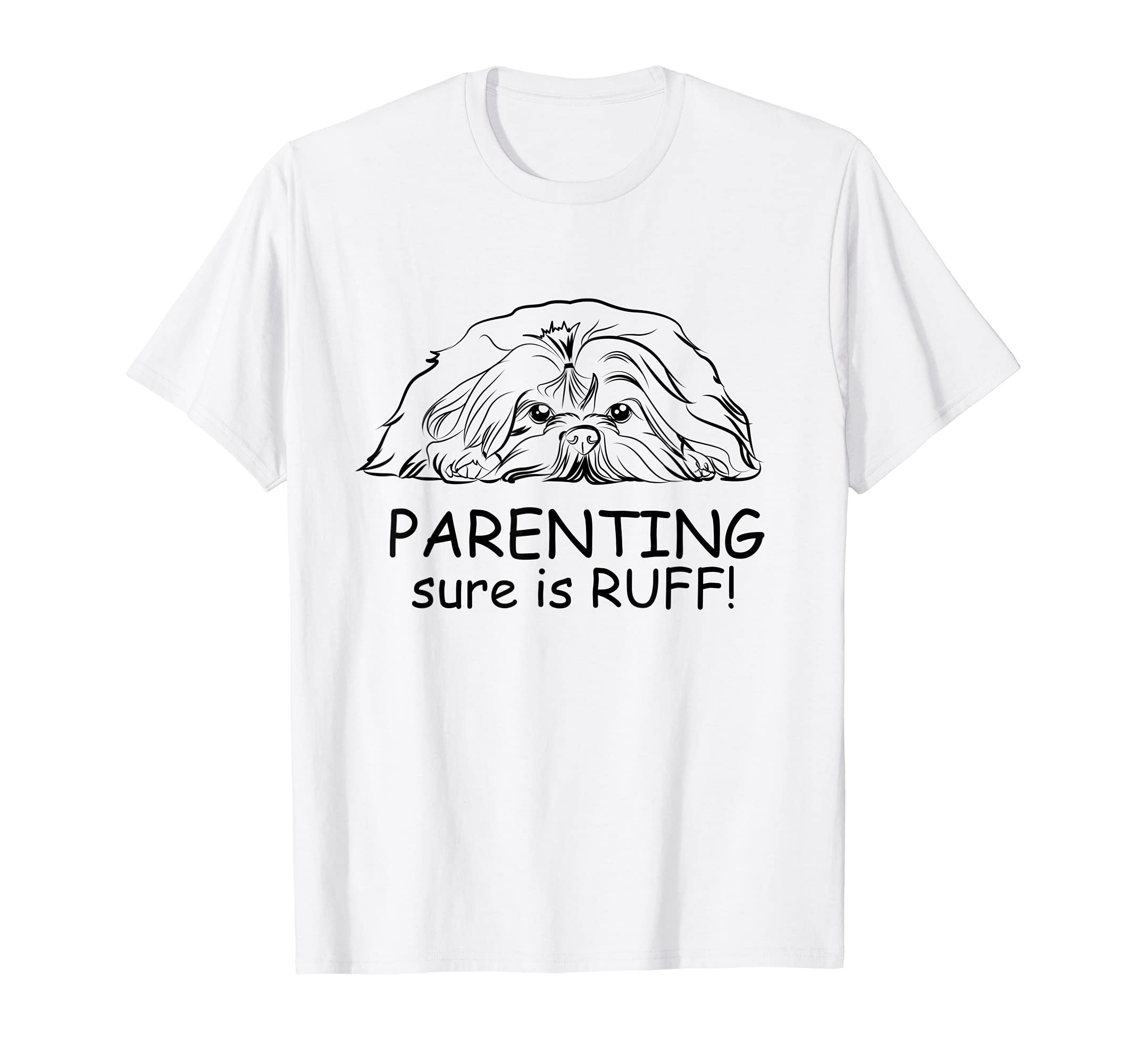 Shih Tzu Dog Love-r Cute Funny Dog Mom T-Shirt