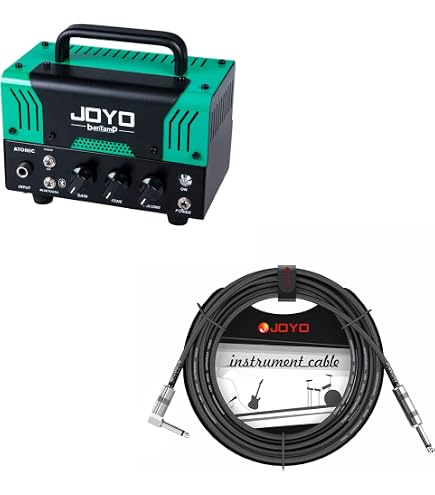 Amazon.com: JOYO Zombie II Tube Amp Head Bundle with CM-04 Mono