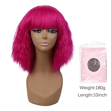 Amazon Com Short Length Afro Kinky Curly Synthetic Wigs African