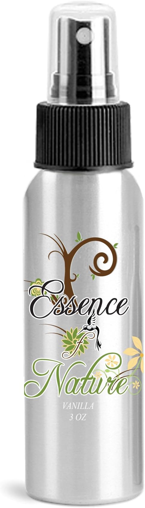 Aromatherapy Room and Body Spray- 100% Pure Essential Oils- Vanilla 3 oz.