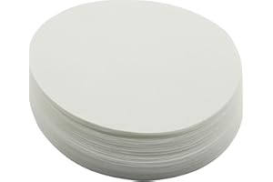 DGZZI Filter Paper 100PCS 15cm Qualitative 102 Medium-Speed FilterPaper for Laboratory Oil Filter Paper