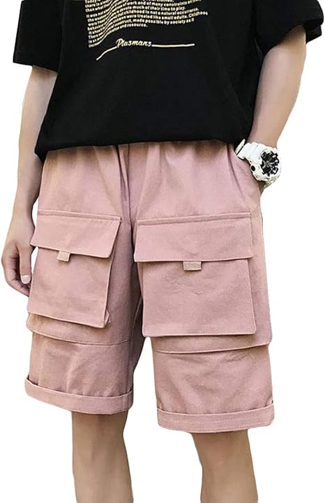 Amazon Mlboss ハーフパンツ メンズ ショートパンツ ゆったり フ薄手 ポケット 多機能 快適 韓国 カーゴパンツ 夏 カジュアル コットン 膝丈 短パン ショートパンツ 通販