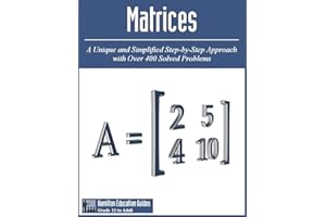 Matrices: Hamilton Education Guides Manual 8 - Over 400 Solved Problems