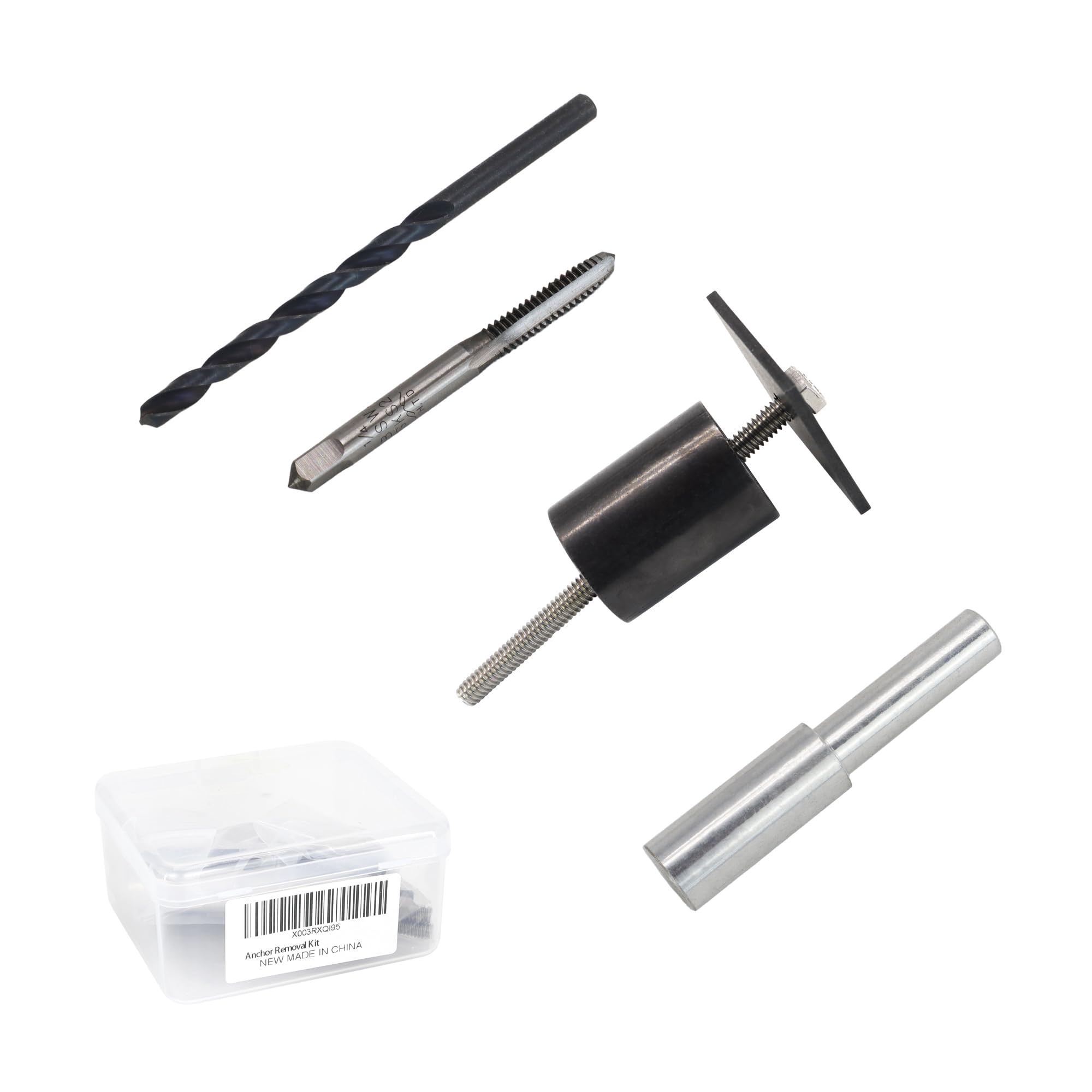 Photo 1 of Scottchen PRO Pool Cover Brass Anchor Removal Tool Kit, Anchor Replacement Tool Kit, Rethreading and Installation Pool Cover Anchors with Storage Box (Set of 7)