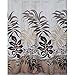 Hawaii Theme 100% Polyester Fabric Shower Curtain Maroon Brown Color Turtle and Monstera Leaf