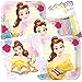 Lobyn Value Pack Beauty and The Beast Party Plates and Napkins Serves 16 with Birthday Candles