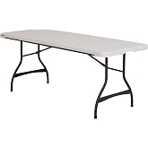 LIFETIME 6-Foot Nesting Folding Table, Commercial, Almond