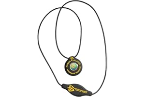 POWER·BALANCE Power Balance Silicone Pendant Necklace for Men and Women, stretched sport necklace.