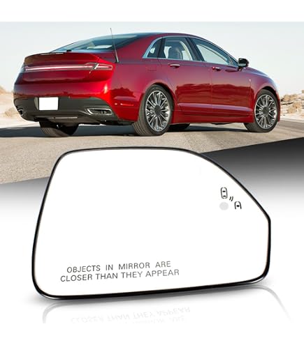 Power Heated Mirror For 2007-2010 Lincoln MKZ & 2006 Zephyr - Passenger Side Chrome
