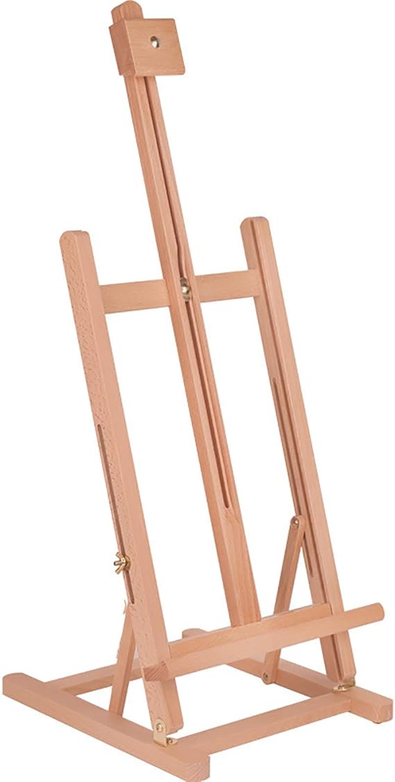 Easel,Artist easel Desktop Small Desktop Lifting Wooden Oil Painting