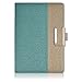 Thankscase Case Compatible for iPad Air 2, Rotating Case Cover Only for iPad Air 2 (2nd Gen) with Wallet and Pocket with Hand Strap with Swivel Cover for iPad Air 2 (Gold Jade)