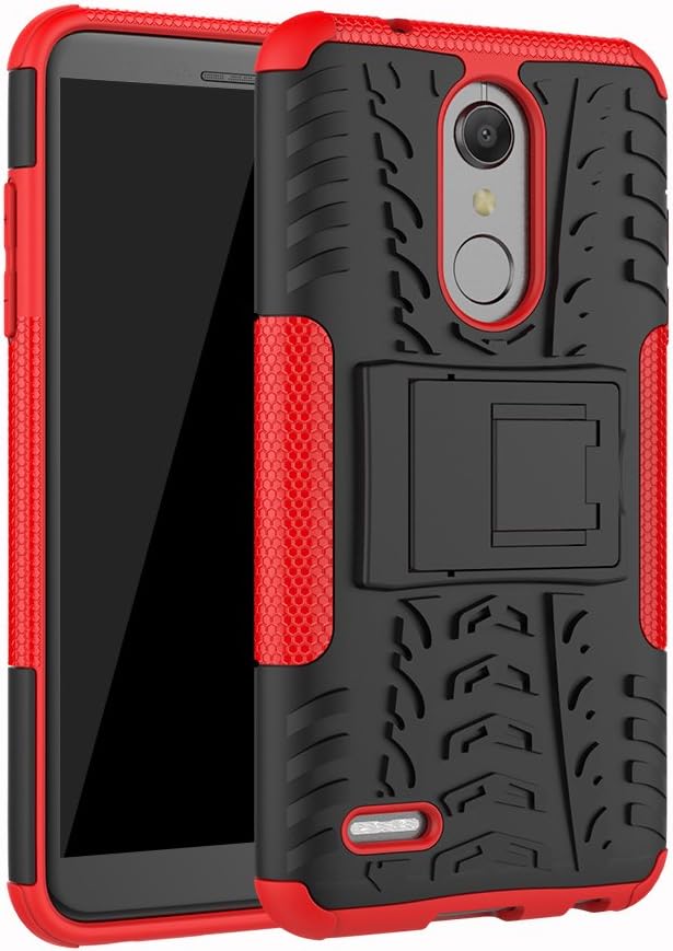 Best lg k30 case red and black leather