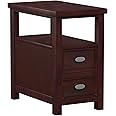 Crown Mark Side Table, Espresso Cappuccino