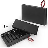 VWEICYY 2 x 8 AA Battery Holder housing with Leads,2PCS 8 x 1.5V AA Battery Holder Case