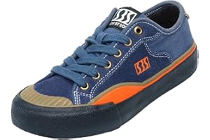 SEW BY SOU Skateboard Shoes for Men Leather Low Top Pro Skateboarding Training Casual Sneakers