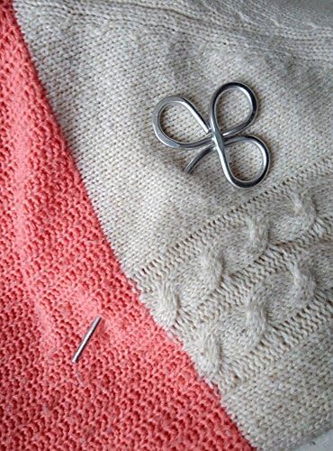 Silver Celtic Knot Scarf Pin, Sweater Brooch, Clip Art Scarf, Shawl Pin, Metal Hair Clips Women gift.