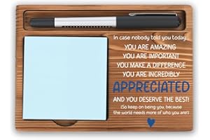 YUANHAO Appreciation Gift for Coworker Teacher Nurse Appreciation gifts for Women Men Thank You Gifts for Boss Lady Manager Employee Staff Team Gifts for Graduation Mother Day Stick Note Pad Holders