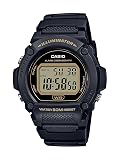 Casio W219H Series | Digital Watch | Illuminator | Black | 50M WR | 1/100 SEC Stopwatch | LED Backlight | Daily Alarm | Auto Calendar | Regular Time Keeping (HR, Min, SEC, PM, Date, Day) | 7 Yr Batt