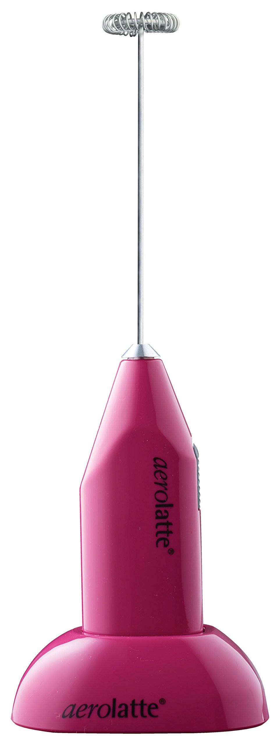 aerolatte Milk Frother with Counter Stand, Pink
