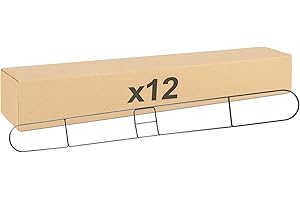 DIRECT MOP SALES, INC. Bulk 12 Pack Dust Mop Frames – Industrial Steel Wire, Heavy Duty Hardware for Dry/Dust Mops 48 Inch